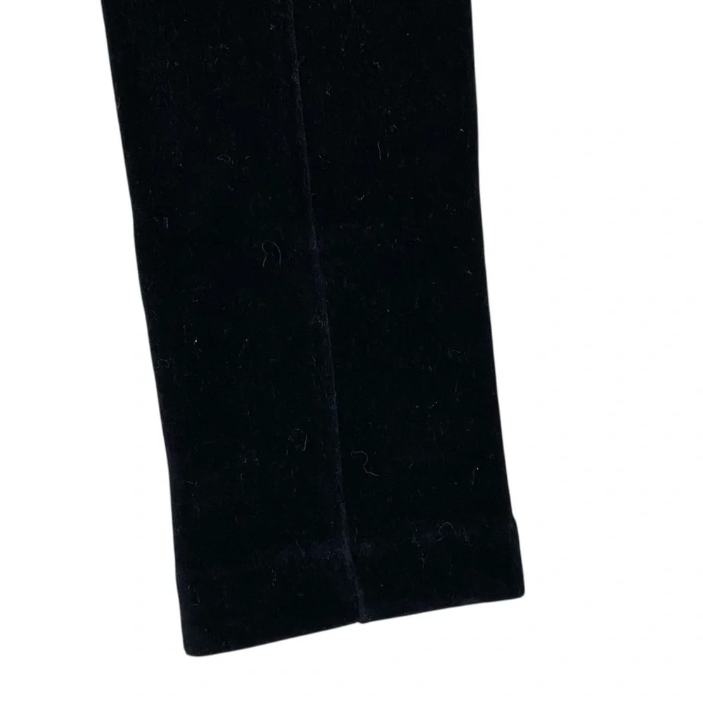 Ralph Lauren Black Velvet Leggings Pull On Slim Fit Pants Size S NWT - Picture 7 of 14